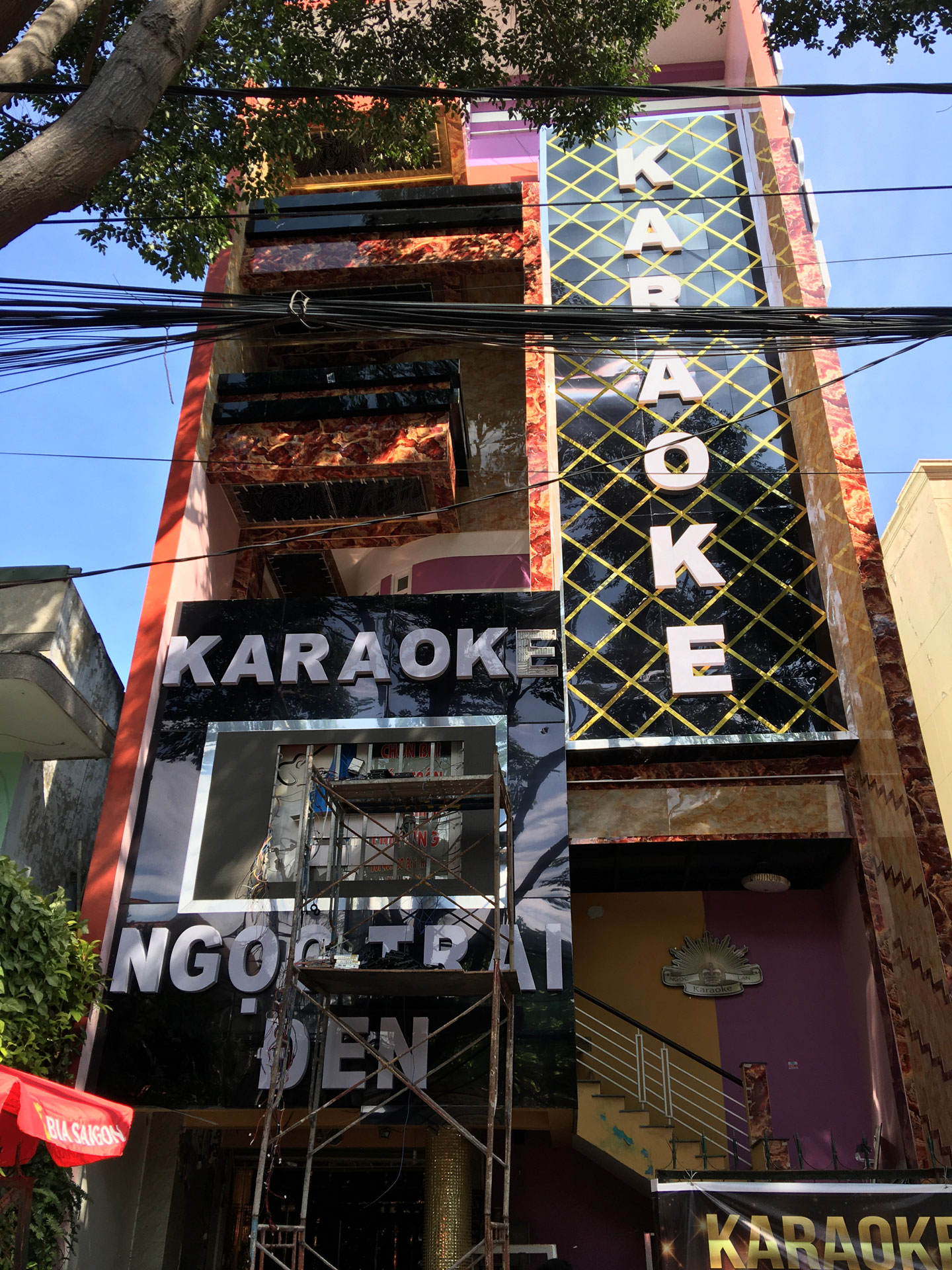 Màn hình LED ngoài trời cho quán Karaoke Ngọc Trai Đen - Vũng Tàu
