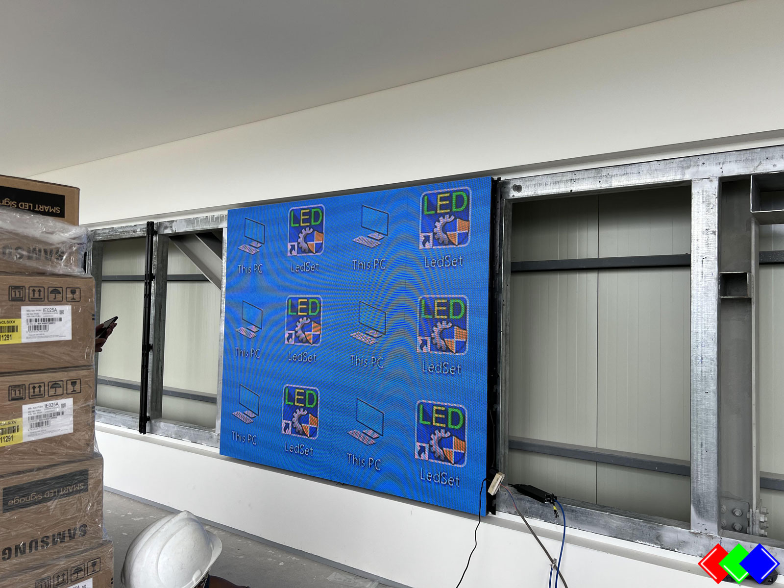 Màn Hình LED Samsung Cho Dự Án SAMIL - Nhà Máy Dược Samsung - Khu Công Nghệ Cao - Quận 9.