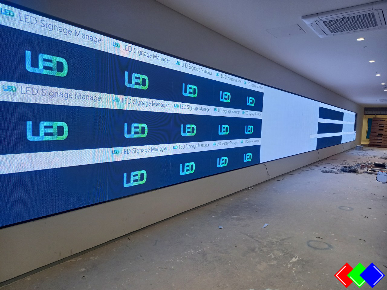 Màn Hình LED Samsung Cho Dự Án SAMIL - Nhà Máy Dược Samsung - Khu Công Nghệ Cao - Quận 9.