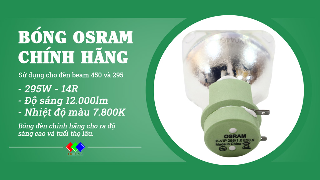 Bóng đèn Osram cho đèn beam 450 - 295