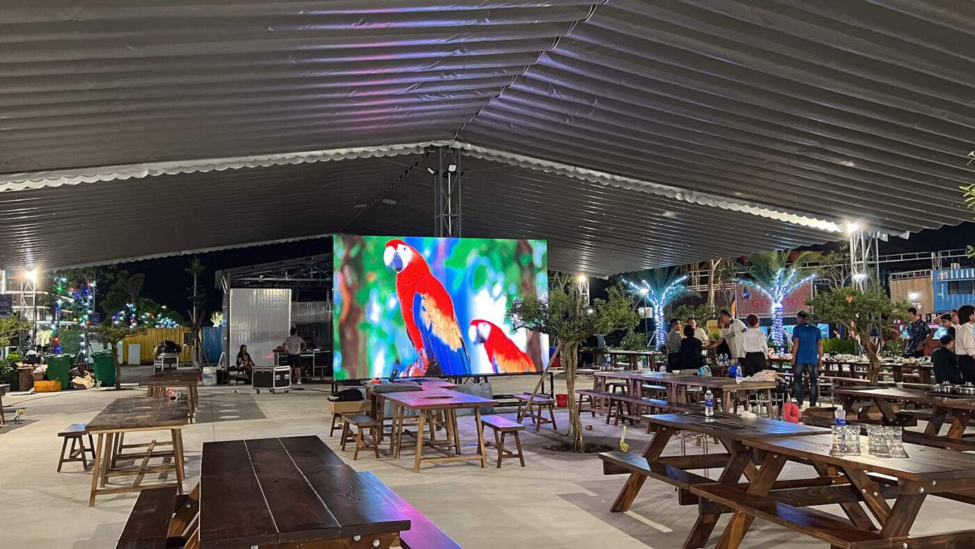 Màn hình LED di động cho nhà hàng 9 LED màn hình