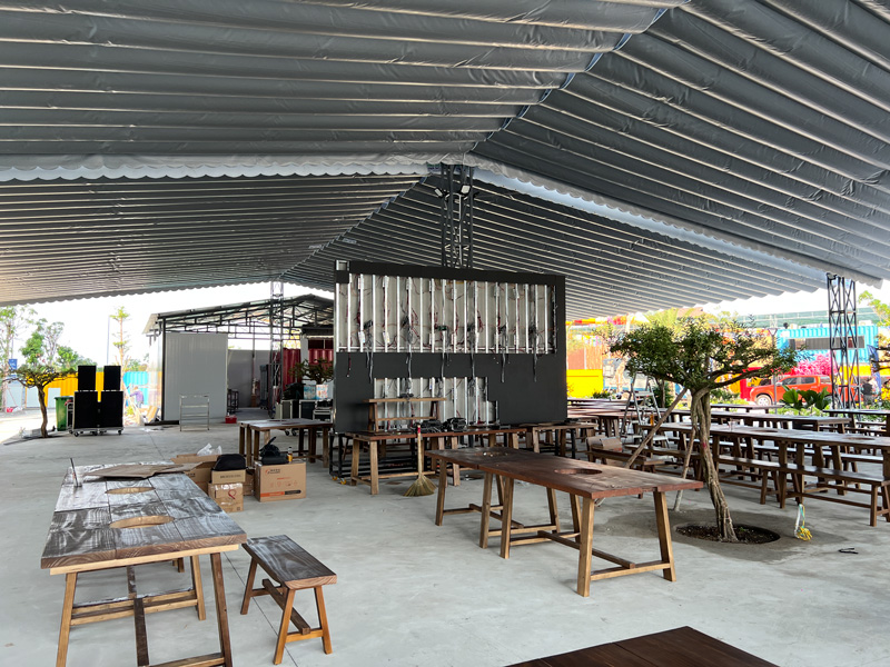 Màn hình LED di động cho nhà hàng 6 Thi công màn hình LED