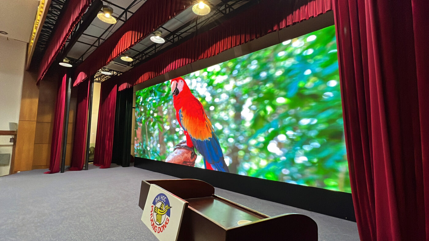 Màn hình LED trường học.