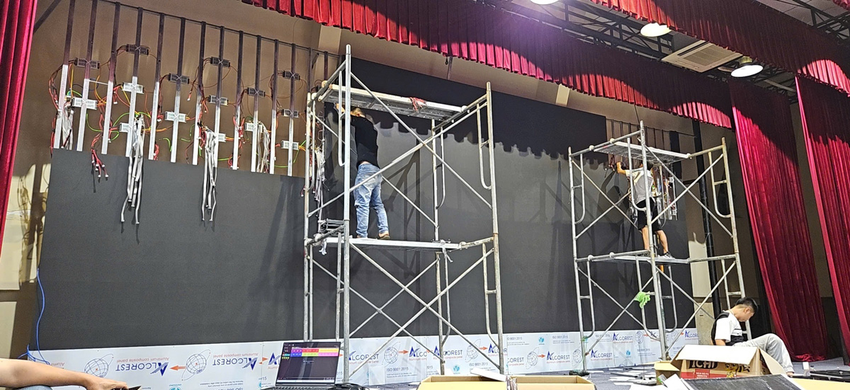 Thi công màn hình LED tại Hà Nội.