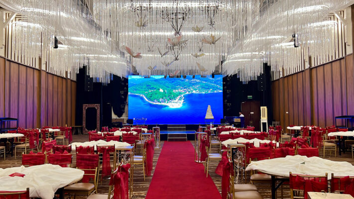 Cung cấp - Thi công lắp đặt Màn hình LED cỡ lớn tại tập đoàn Riverside Palace