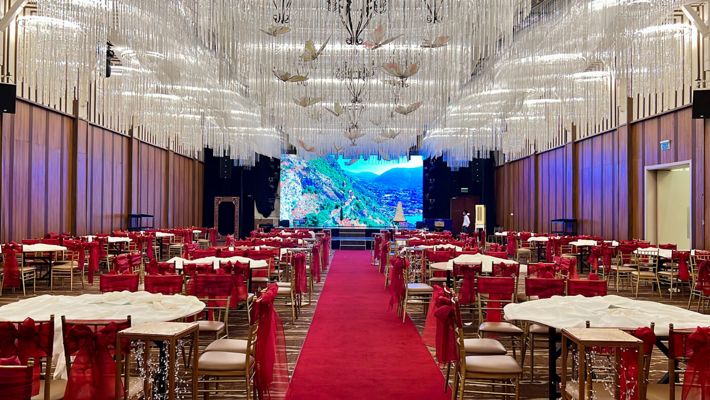 Cung cấp - Thi công lắp đặt màn hình LED cỡ lớn tại tập đoàn Riverside Palace. 13 Màn hình LED trong nhà