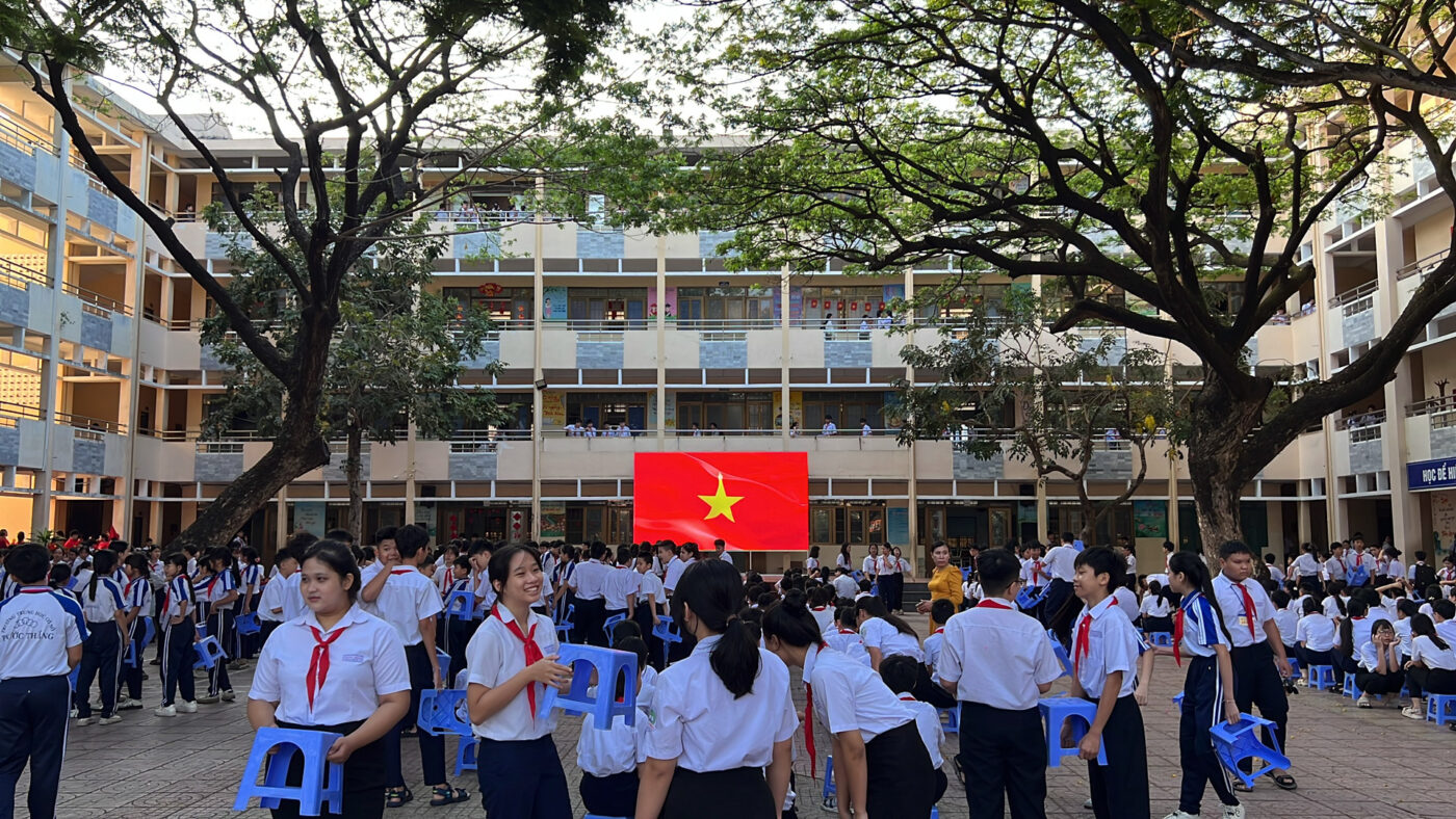 Man hinh LED cho Truong THCS Phuoc Thang Tai Vung Tau